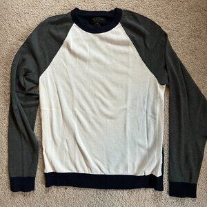 Rag & Bone Men's Milo Raglan Crew Cotton Sweater